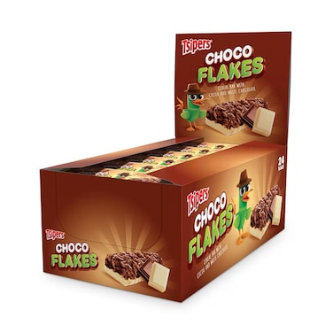 Tsippers Cocolate Flakes Bar 20GR X24