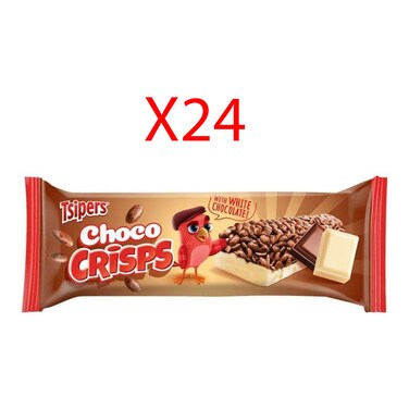 Tsippers Cocolate Crisp Bar 20GR X24