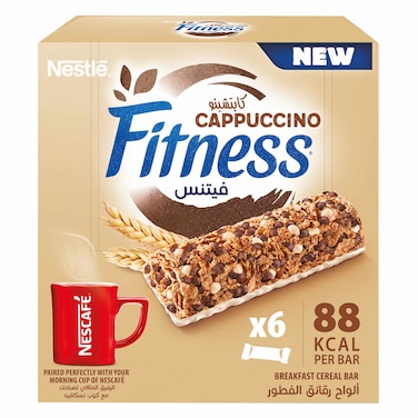 Nestle Cappucino Cereal Bar 23.5Gx6