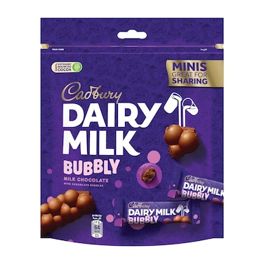 CADBURY MINIS BUBBLY 156GR
