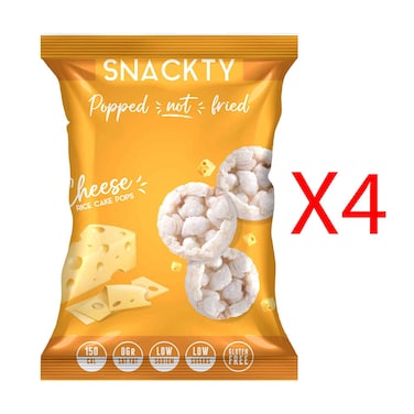 Snackty Rice Cake Cheddar 30GR 3+1