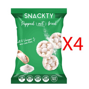 Snackty Rice Cake Salt And Vinegar 30GR 3+1