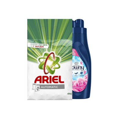 Ariel Powd Org 4Kg+Downy Softn 1L