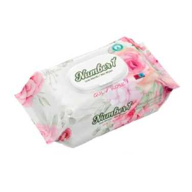 Number 1 Wipes Rose 120 Sheets