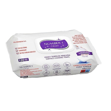 Number 1 Surface Cleaning Wipe 100 Seets