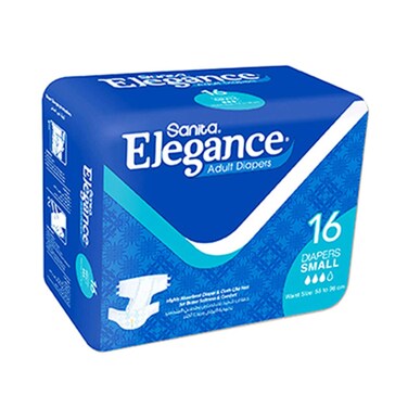 Elegance Adult Diaper Small 16 Diapers