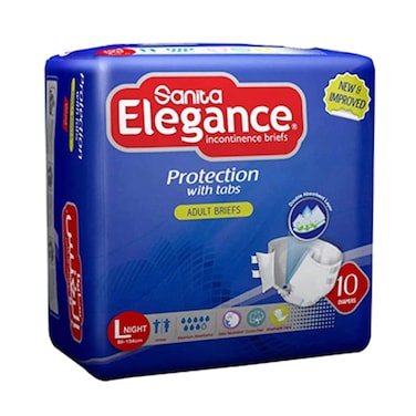 Elegance Adult Diaper Large 10 Diapers