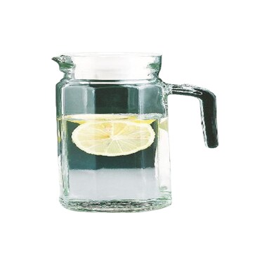 MT.GLASS JUG WITH COVER8.2*23.5CM