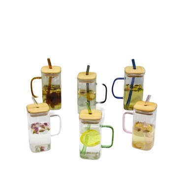 MT GLASS CUP 6.5*13.5CM
