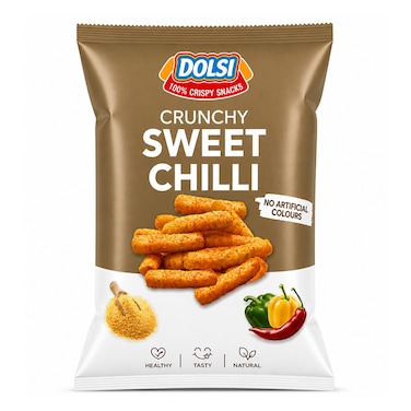 Dolsi Sweet Chili Puffs 80GR