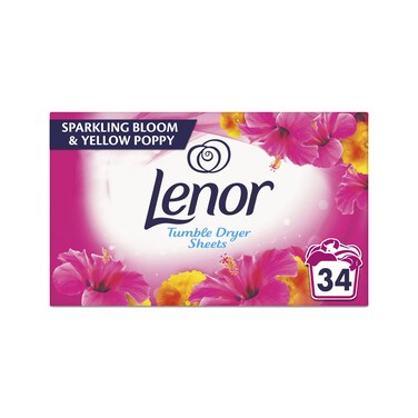 Lenor Dryer Sheet Pink Blossom 34'S