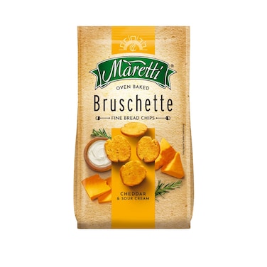 Maretti Bruschete Cheddar And Sour Cream 70GR