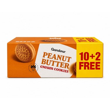 Gandour Cream Cookies Peanut Buter 38GR 10+2