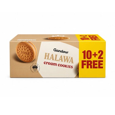 Gandour Cream Cookies Halawa 38GR 10+2