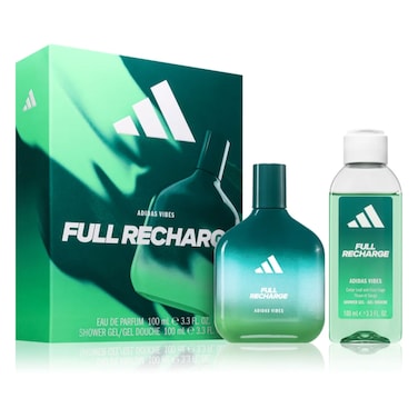 Adidas Eau De Parfum Vibe Full Recharge 100ML With Shower Gel 100ML