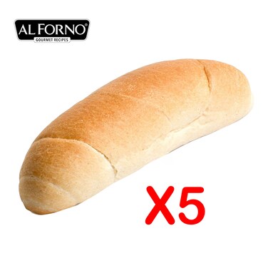 Al Forno Piston Bread Plain X5