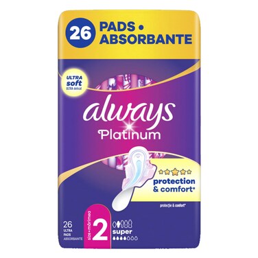 Always Platinum Comfort Long 26 Sheets