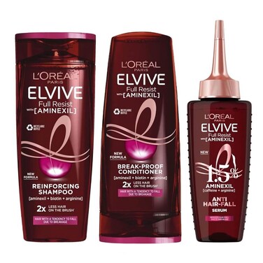 Elvive Shampoo Fall Resist 400ML+Serum+Conditioner