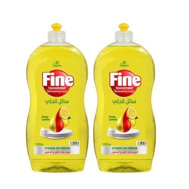 Fine Dishwashing Lemon 1.3LX2