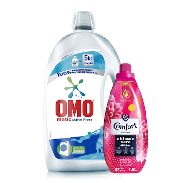 Omo Active Clean 2.5L + Comfort Musk 1.5L Special Price