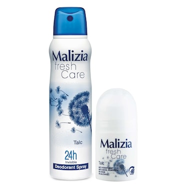 Malizia Deo For Women Talc 150ML + Roll On