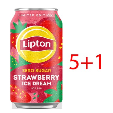 Lipton Ice Tea Strawberry Zero 320ML 5+1