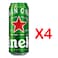 Heineken Beer 500MLX4
