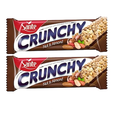 Sante Muesli Bar Nuts And Almond 40GRX2