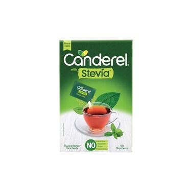 Canderel Stevia Sweetener 50 Sachets