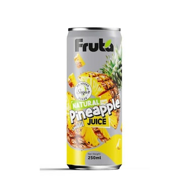 Fruta Pineapple Can Sugar Free 250ML