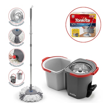 Mia Tonkita  Spin Power Mop Bucket