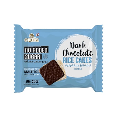 Equia Rice Cake Dark Chocolate 30GR