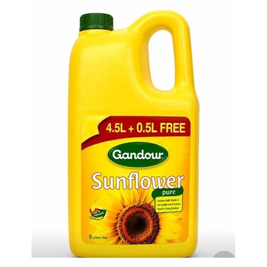 Gandour Sunflower Oil 4.5L+500ML