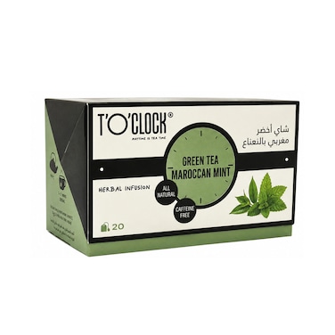 T'O'CLOCK GREEN TEA 20'B