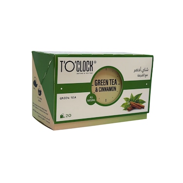 T'O'CLOCK GREEN TEA&amp;CINNAMON 20'B