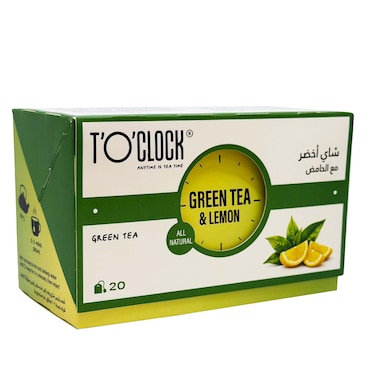T'O'CLOCK GREEN TEA&amp;LEMON 20'B