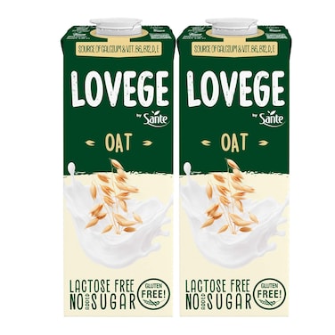 Sante Lovege Oat Drink No Added Sugar 1LX2