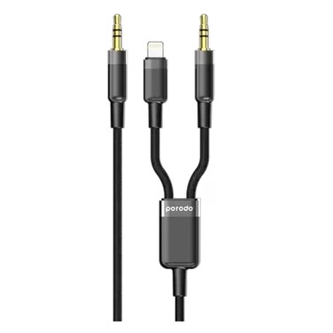 Porodo 2In1 Aux  Cable 1.2M