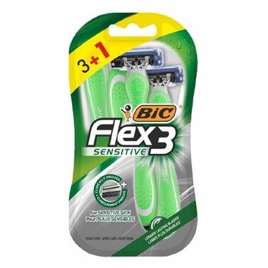 BIC MEN RAZOR FLEX 3 SENSITIVE 3+1
