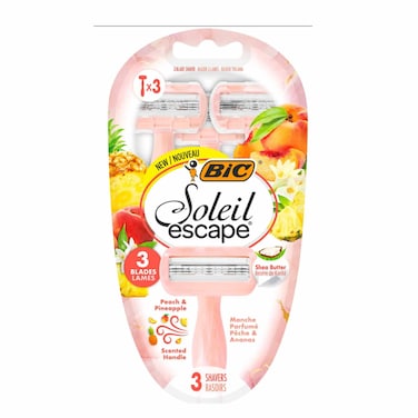 BIC WOM RAZOR SOLEIL ESC PEACH 3'R