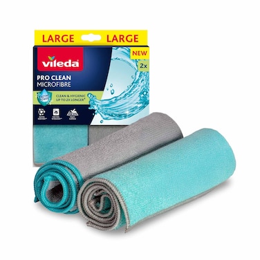VILEDA PRO MICROFIBER CLOTH 2PCS