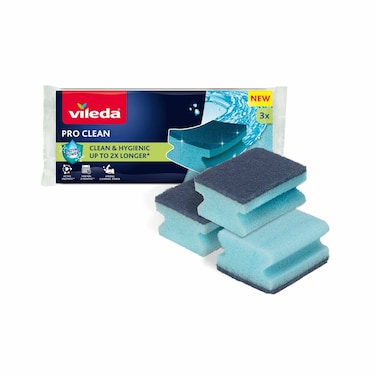 VILEDA PRO CLEAN HIGH FOAM 3PCS
