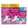 Carefree Unscented 20SheetsX2+Flexi 44 Sheets