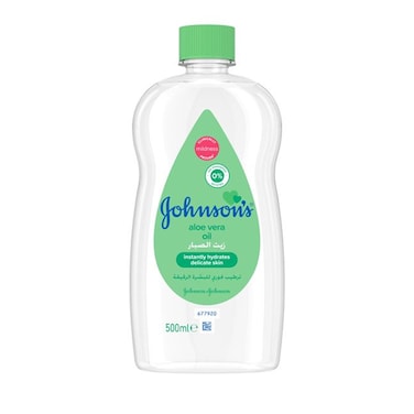 J&amp;J Baby Oil Aloe Vera 500ML