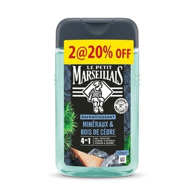 Lpm Shower Gel Mineraux And Bois De Cedre 250MLX2