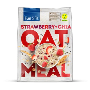 Fun And Fit Oat Meal Strawberry Chia 60GR