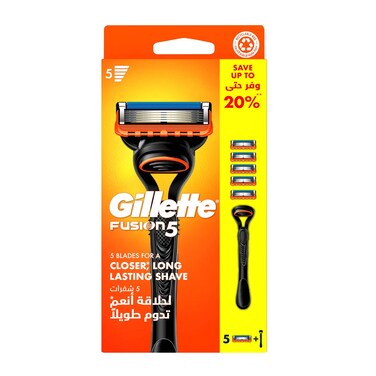 Gillete Men Razor Fusion5 Handle 5 Blades