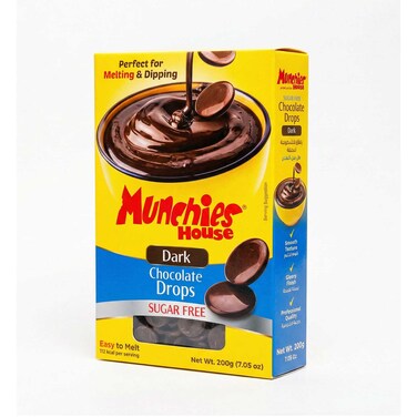 Munchies Drops Dark Chocolate Sugar Free 200GR