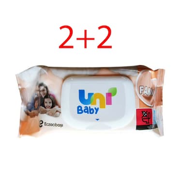 Uni Baby Wipes Family 100'S 2+2