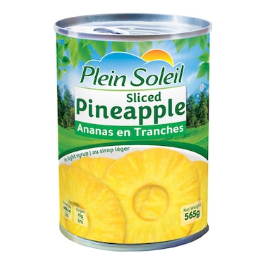 Plein Soleil Pineapple Sliced 565GR